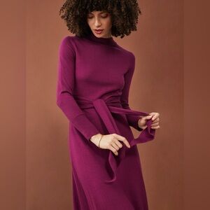 The Fold Allerton 100% Merino Wool Sweater Dress Size L